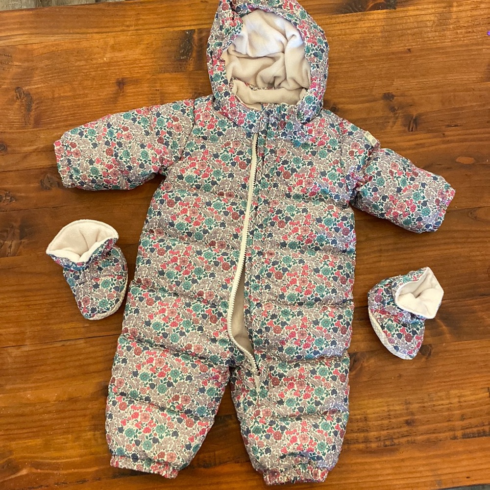 Baby gap down snowsuit